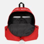 duplo acolchoado disfarçado vermelho Eastpak mochilas 484BB21 - Image 4