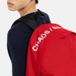 duplo acolchoado disfarçado vermelho Eastpak mochilas 484BB21 - Image 10