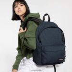 fora do escritório denim triplo Eastpak mochilas 484BB119