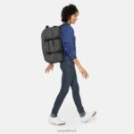 mochila jeans preto Eastpak bagagem 484BB237 - Image 8