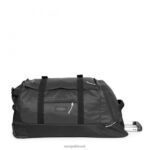 Perce roda m lona preta Eastpak bagagem 484BB238