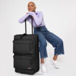 travessia dupla m preto Eastpak bagagem 484BB218