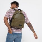 zíper acolchoado exército de lona Eastpak mochilas 484BB113 - Image 7