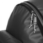 zíper acolchoado lona preta Eastpak mochilas 484BB90 - Image 3