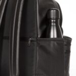 zíper acolchoado lona preta Eastpak mochilas 484BB90 - Image 4