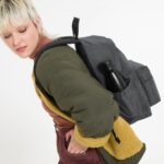 zippl'r acolchoado + jeans preto Eastpak mochilas 484BB85 - Image 3