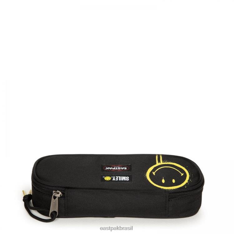 único oval sorridente grafite preto Eastpak acessórios 484BB339
