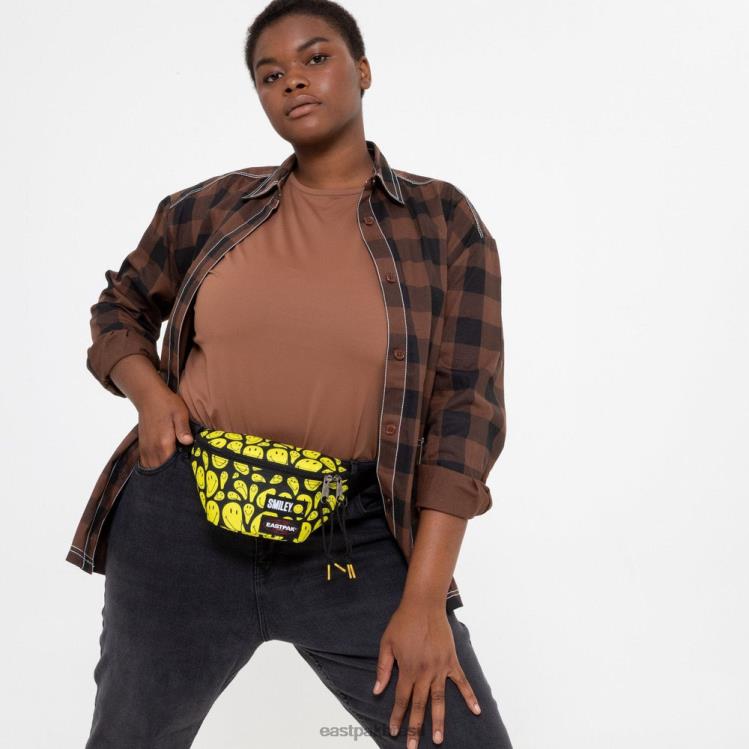 saltador grafite sorridente amarelo Eastpak bolsas de ombro 484BB267