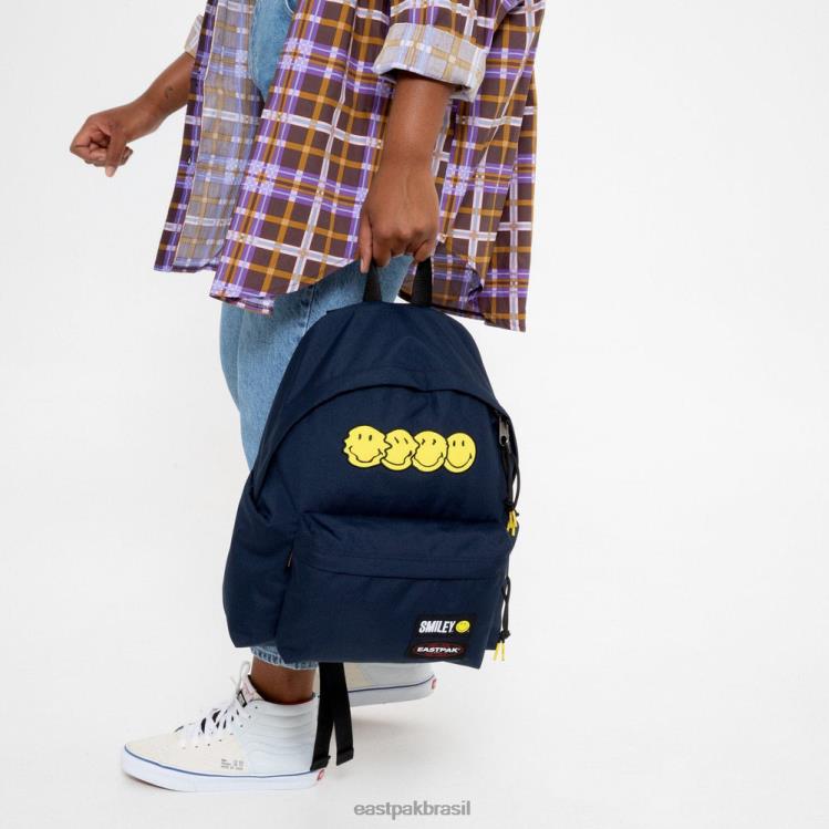 pak\'r acolchoado patch sorridente mar Eastpak mochilas 484BB6