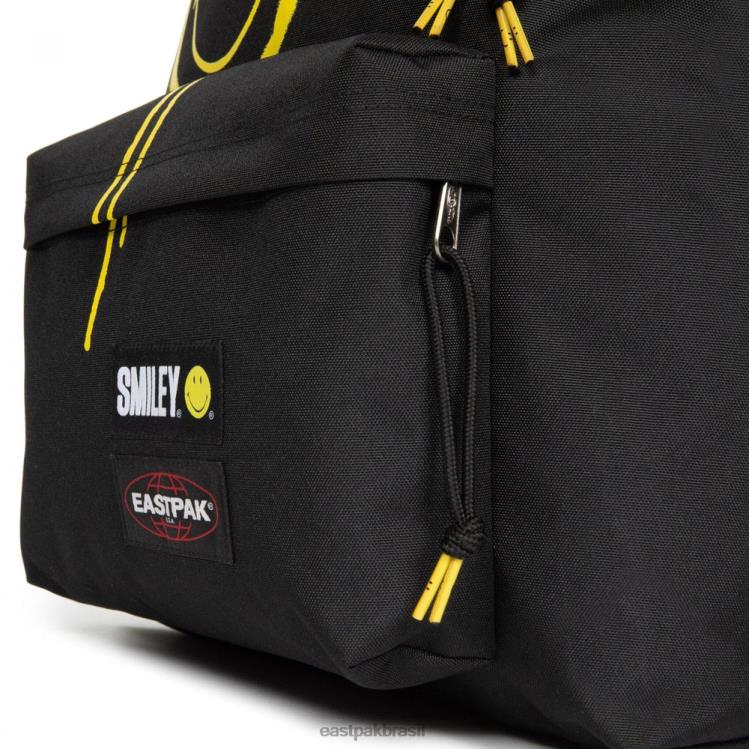 pak\'r acolchoado sorridente grafite preto Eastpak mochilas 484BB3