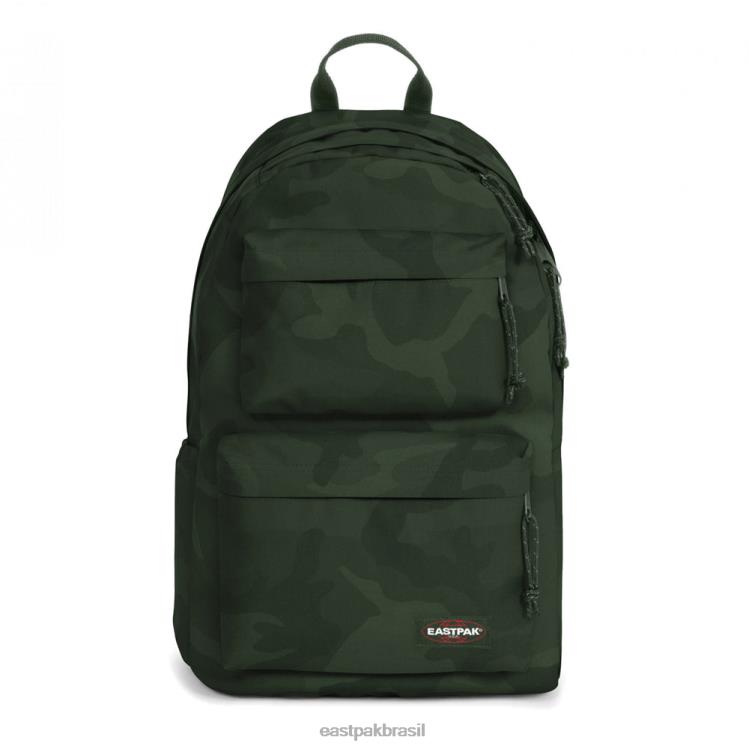 duplo acolchoado camuflagem casual Eastpak mochilas 484BB52