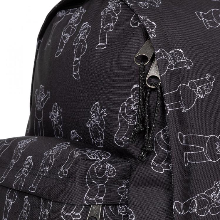 fora do escritório os simpsons preto Eastpak mochilas 484BB165