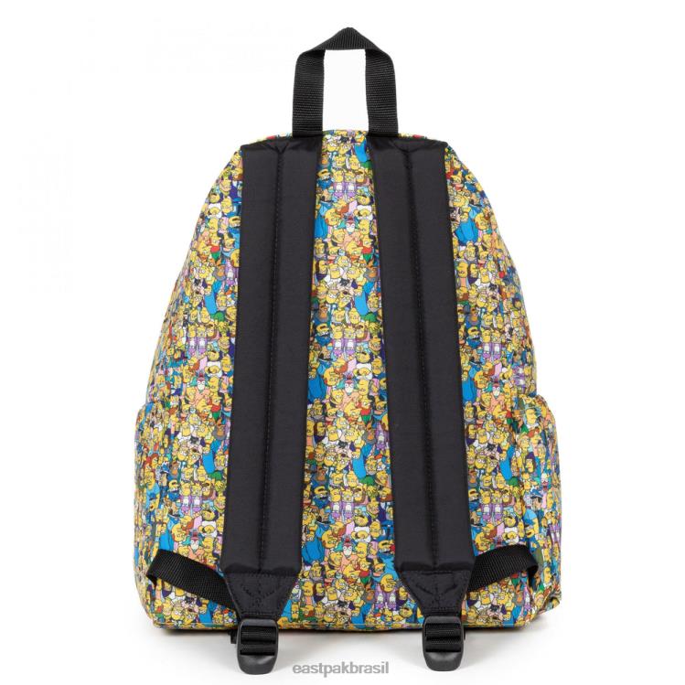 zippl\'r acolchoado + a cor dos simpsons Eastpak mochilas 484BB160