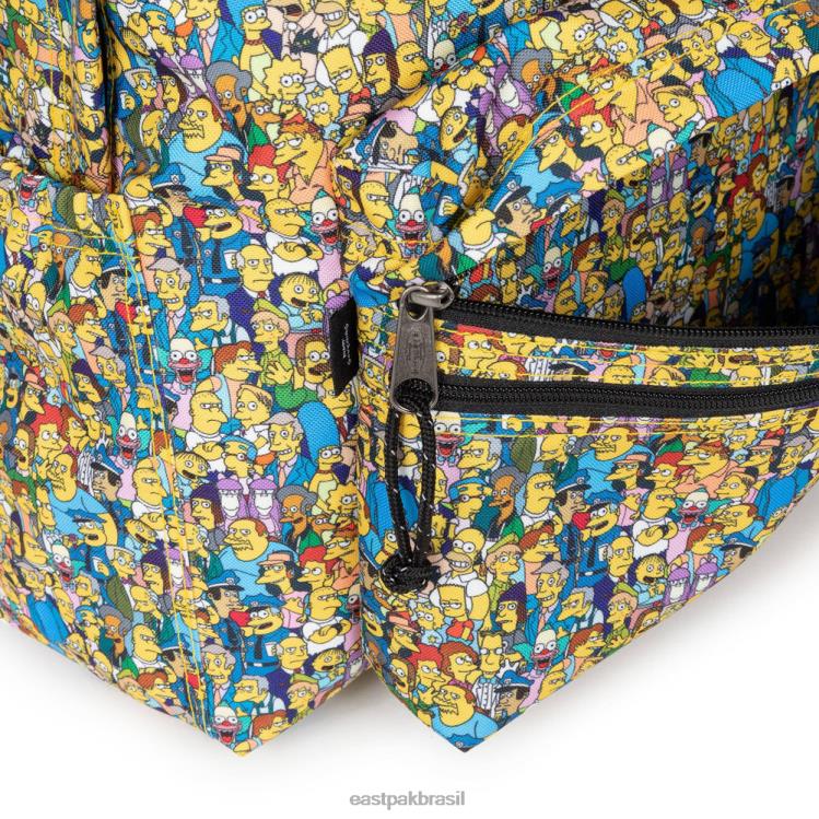 zippl\'r acolchoado + a cor dos simpsons Eastpak mochilas 484BB160
