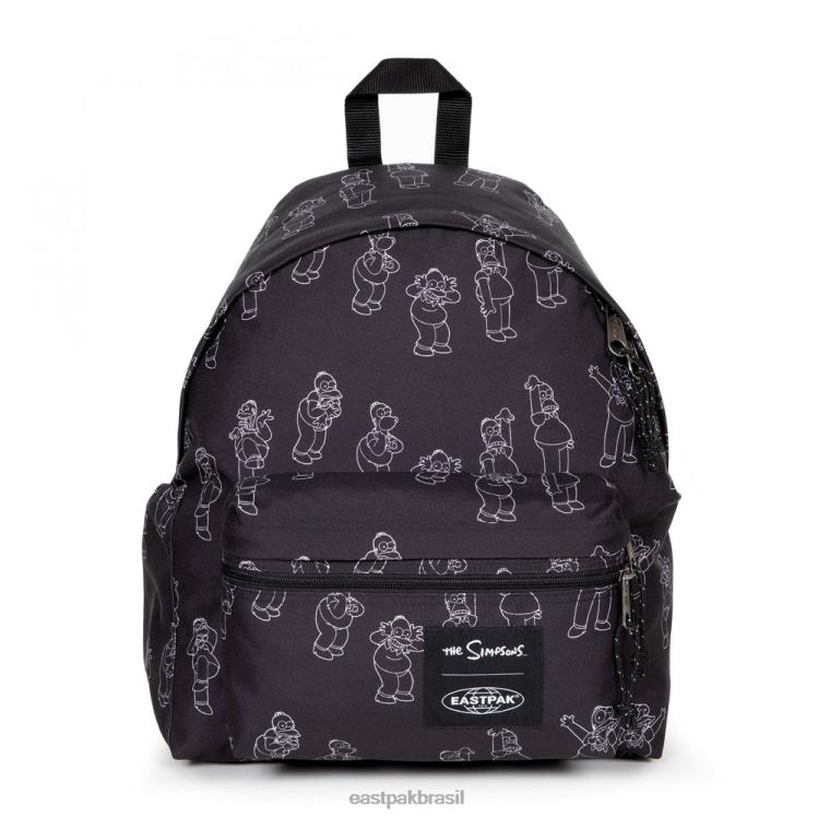 zippl'r acolchoado + os simpsons preto Eastpak mochilas 484BB161